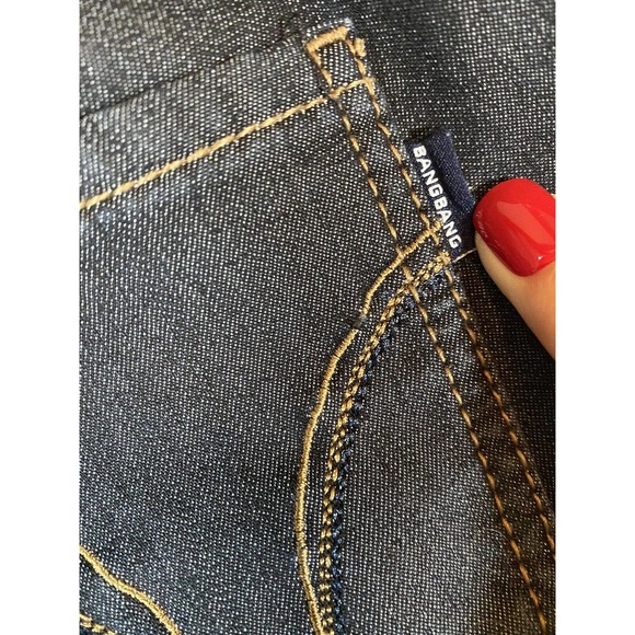 Bangbang Original jeans fleece lined pull on elastic waist dark wash 26X28 women - Picture 6 of 6